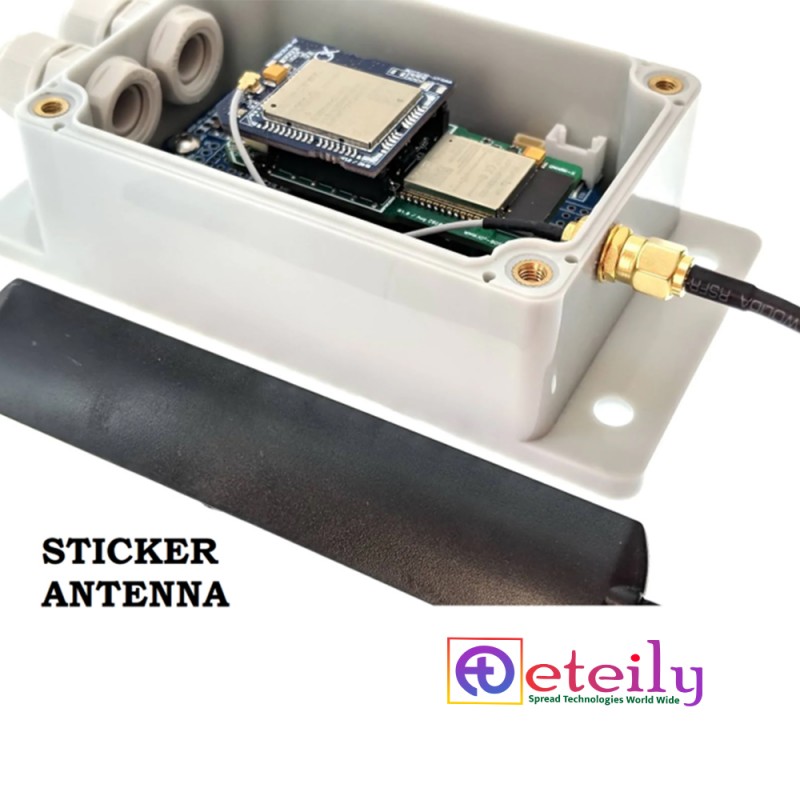 GSM 4dBi Adhesive Sticker Antenna With RG174 Cable (L-3Mtr) + SMA Male St. Connector GSM 4dBi Adhesive Sticker Antenna With RG174 Cable (L-3Mtr) + SMA Male St. Connector