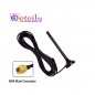 GSM 3dBi Rubber Magnetic Antenna With RG174 Cable (L-3Mtr) + SMA Male St. Connector GSM 3dBi Rubber Magnetic Antenna With RG174 Cable (L-3Mtr) + SMA Male St. Connector