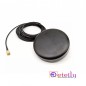 4G Adhesive Mount Puck Antenna With RG174 (L-3Mtr) Cable + SMA Male St. Connector (80MM) 4G Adhesive Mount Puck Antenna With RG174 (L-3Mtr) Cable + SMA Male St. Connector (80MM)