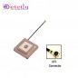 GPS/GLONASS L1+L2 Active Ceramic Patch Antenna With 1.13MM Cable (L-10CM) + UFL  (25*18)