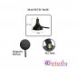 Wi-Fi 3dBi Spring Magnetic Antenna With RG174 Cable (L-3Mtr) + SMA Male St. Connector Wi-Fi 3dBi Spring Magnetic Antenna With RG174 Cable (L-3Mtr) + SMA Male St. Connector