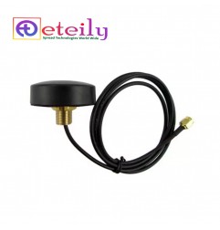 GNSS L2 Screw Mount Puck Shape Antenna With RG174 Cable (L-3mtr) + SMA Male St. Connector (46MM)