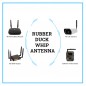 2.4GHz 6dBi Rubber Duck Whip Antenna With SMA Male Movable Connector 2.4GHz 6dBi Rubber Duck Whip Antenna With SMA Male Movable Connector