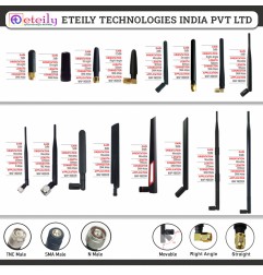2.4GHz 2.5dBi Rubber Duck Antenna With SMA Male St. Connector