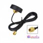 2.4GHz 5dBi Screw Mount Puck Antenna With RG174 Cable (L-3Mtr) + SMA Male St. Connector (46MM) 2.4GHz 5dBi Screw Mount Puck Antenna With RG174 Cable (L-3Mtr) + SMA Male St. Connector (46MM)