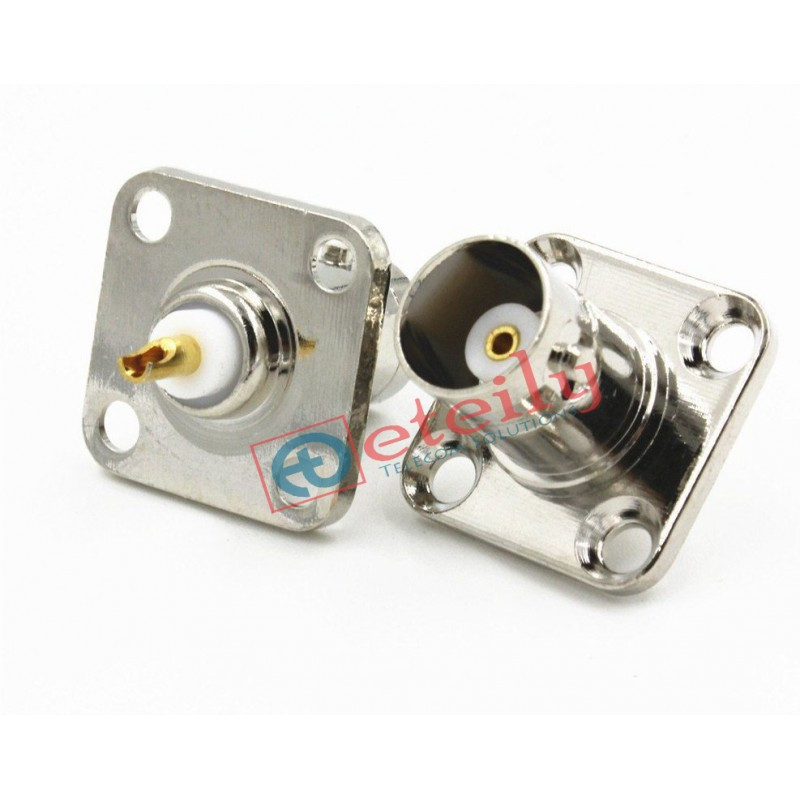 BNC (F) 4 Hole Panel Mount Connector BNC (F) 4 Hole Panel Mount Connector