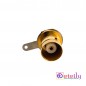 BNC (F) B/H Solder type Gold Plated Connector BNC (F) B/H Solder type Gold Plated Connector
