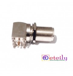 N Female Bulkhead R/A PCB Mount Connector