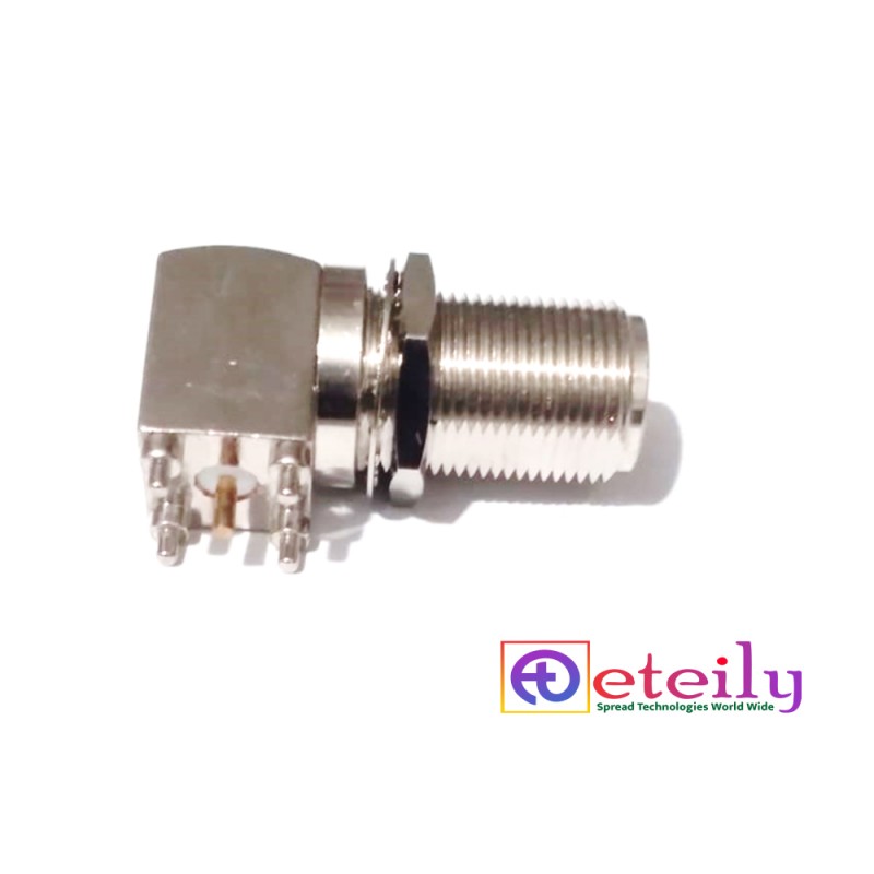 N Female Bulkhead R/A PCB Mount Connector N Female Bulkhead R/A PCB Mount Connector
