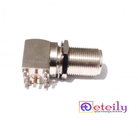N Female Bulkhead R/A PCB Mount Connector