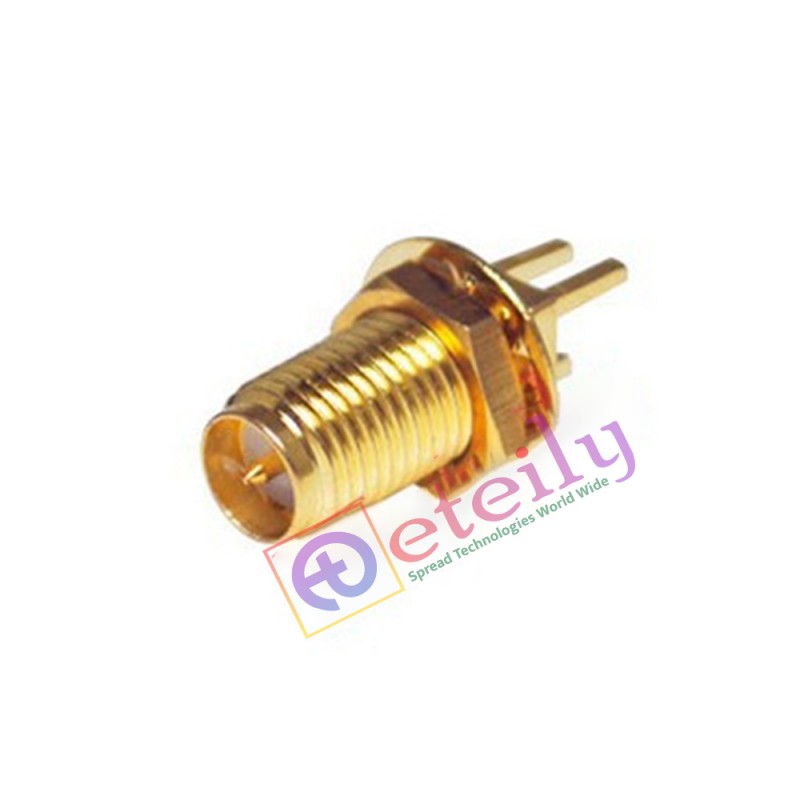RP SMA (F) St. B/H PCB Mount Connector RP SMA (F) St. B/H PCB Mount Connector
