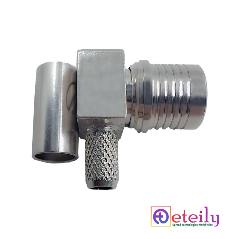 QMA (M) R/A Connector for RG58 Cable QMA (M) R/A Connector for RG58 Cable