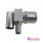 QMA (M) R/A Connector for RG58 Cable QMA (M) R/A Connector for RG58 Cable