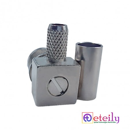 QMA (M) R/A Connector for RG58 Cable