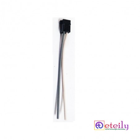 JST Connector 2 Pin Female 252 W/W 7/38 SS 60mm Cable Pitch 2.54MM BLACK  COLOR
