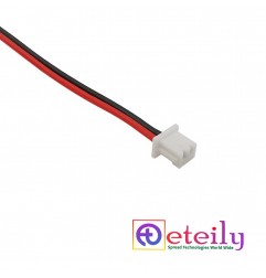JST Connector 2 Pin 150mm Cable Pitch 1.25mm WHITE COLOR