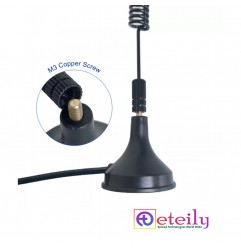 5G 3dBi Spring Magnetic Antenna With RG174 Cable (L-3m) + SMA Male St. Connector