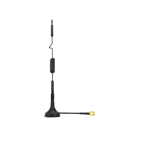5G 12dBi Spring Magnetic Antenna With RG174 Cable (L-3Mtr) + SMA Male St. Connector