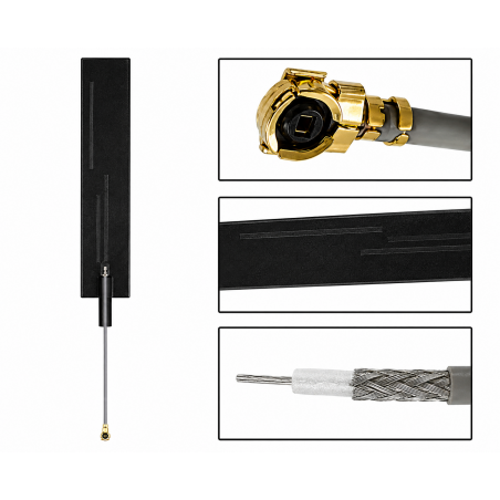 5G PCB Internal Antenna With 1.13mm Cable (L-10cm) + UFL Connector