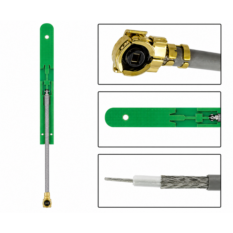 5G PCB Internal Antenna With 1.13mm Cable (L-10cm) + UFL Connector