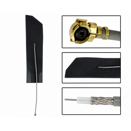 5G Flexible PCB Internal Antenna With 1.13mm cable (L-10cm) + UFL Connector