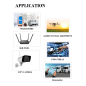 5G 3dBi Rubber Magnetic Antenna With RG174 Cable (L-3 m) + SMA Male St. Connector