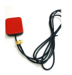 GPS L2 Active Adhesive Antenna With RG174 Cable (L-3mtr) + SMA Male St. Connector