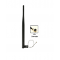 2.4GHz 5dBi Rubber Duck Antenna With 1.13mm Cable (L-10CM ) + UFL Connector (Movable Body) 2.4GHz 5dBi Rubber Duck Antenna With 1.13mm Cable (L-10CM ) + UFL Connector (Movable Body)