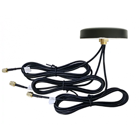 2G/3G/4G Combo Screw Mount Antenna with RG174 Cable (L-3MTR) + SMA Male St. Connector