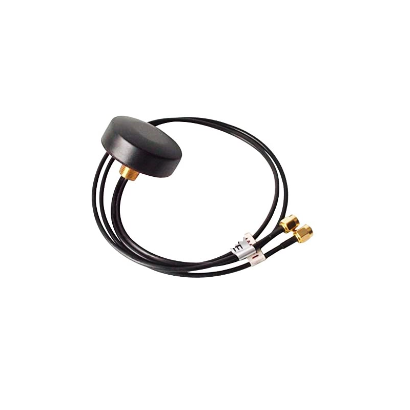 4G MIMO Screw Mount Puck Antenna with RG174 (L-1Mtr) Cable + SMA Male St. Connector 46mm 4G MIMO Screw Mount Puck Antenna with RG174 (L-1Mtr) Cable + SMA Male St. Connector 46mm