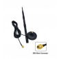 433MHz 9dBi Rubber Magnetic Antenna With RG174 Cable (L-3Mtr) + SMA Male St. Connector 433MHz 9dBi Rubber Magnetic Antenna With RG174 Cable (L-3Mtr) + SMA Male St. Connector