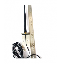 915MHz 5dBi Rubber Duck Antenna With RG174 Cable (L-3Mtr) + SMA Male St. Connector (With L Bracket)