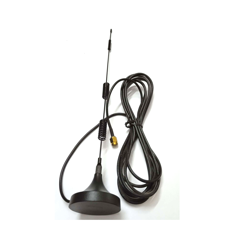 4G 12dBi Spring Magnetic Antenna With RG174 Cable (L-3Mtr) + SMA Male St. Connector 4G 12dBi Spring Magnetic Antenna With RG174 Cable (L-3Mtr) + SMA Male St. Connector