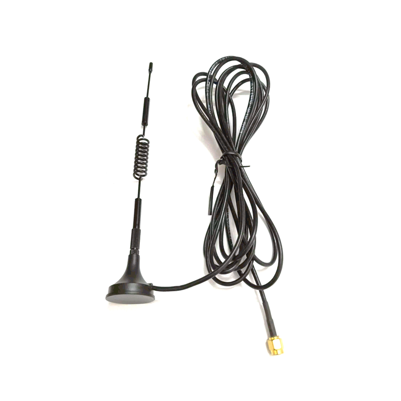 5G 15dBi Spring Magnetic Antenna With RG174 Cable (L-3Mtr) + SMA Male St. Connector 5G 15dBi Spring Magnetic Antenna With RG174 Cable (L-3Mtr) + SMA Male St. Connector