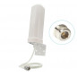 5G 5dBi OMNI Fiberglass Antenna With RG58 White Cable (L-10CM) + N Female St. Connector