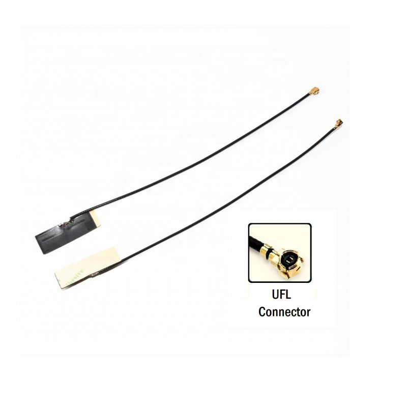 2.4GHz PCB Flexible Internal Antenna With 1.13mm Cable (L-10CM) + UFL Connector 2.4GHz PCB Flexible Internal Antenna With 1.13mm Cable (L-10CM) + UFL Connector