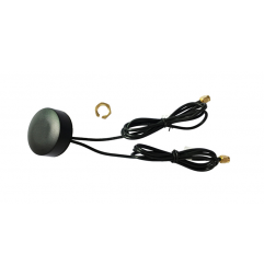 2G/3G/4G & GLONASS Combo Screwable Puck Antenna with RG174 Cable (L-3Mtr) + SMA Male St. Connector