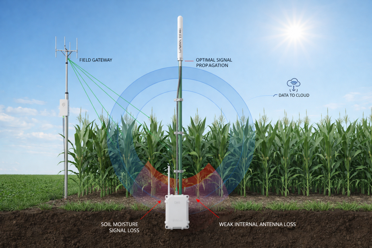 The Essential Guide to Antennas for Agricultural Soil Sensors: Maximizing Range in Smart Farming